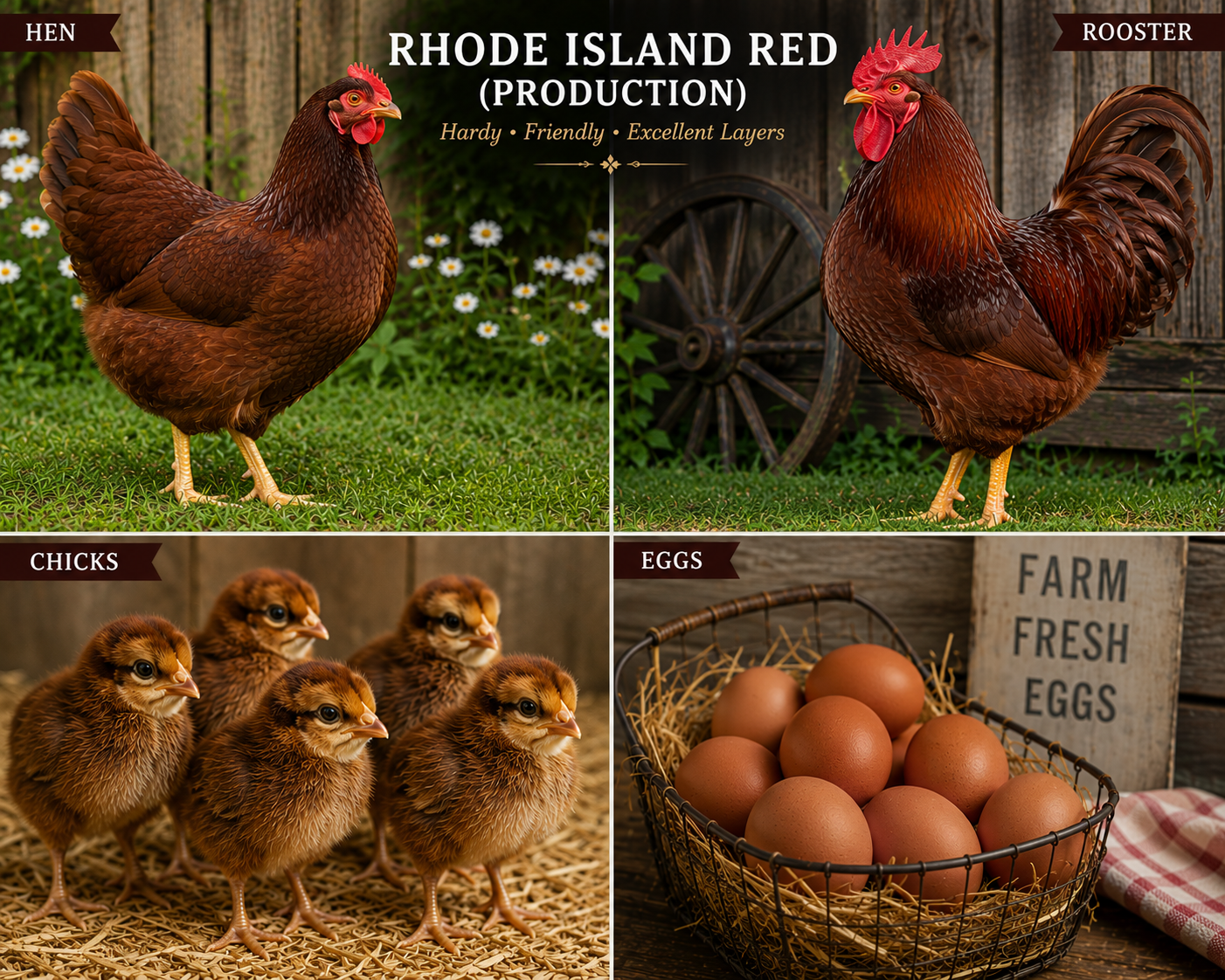 Rhode Island Red Chicks