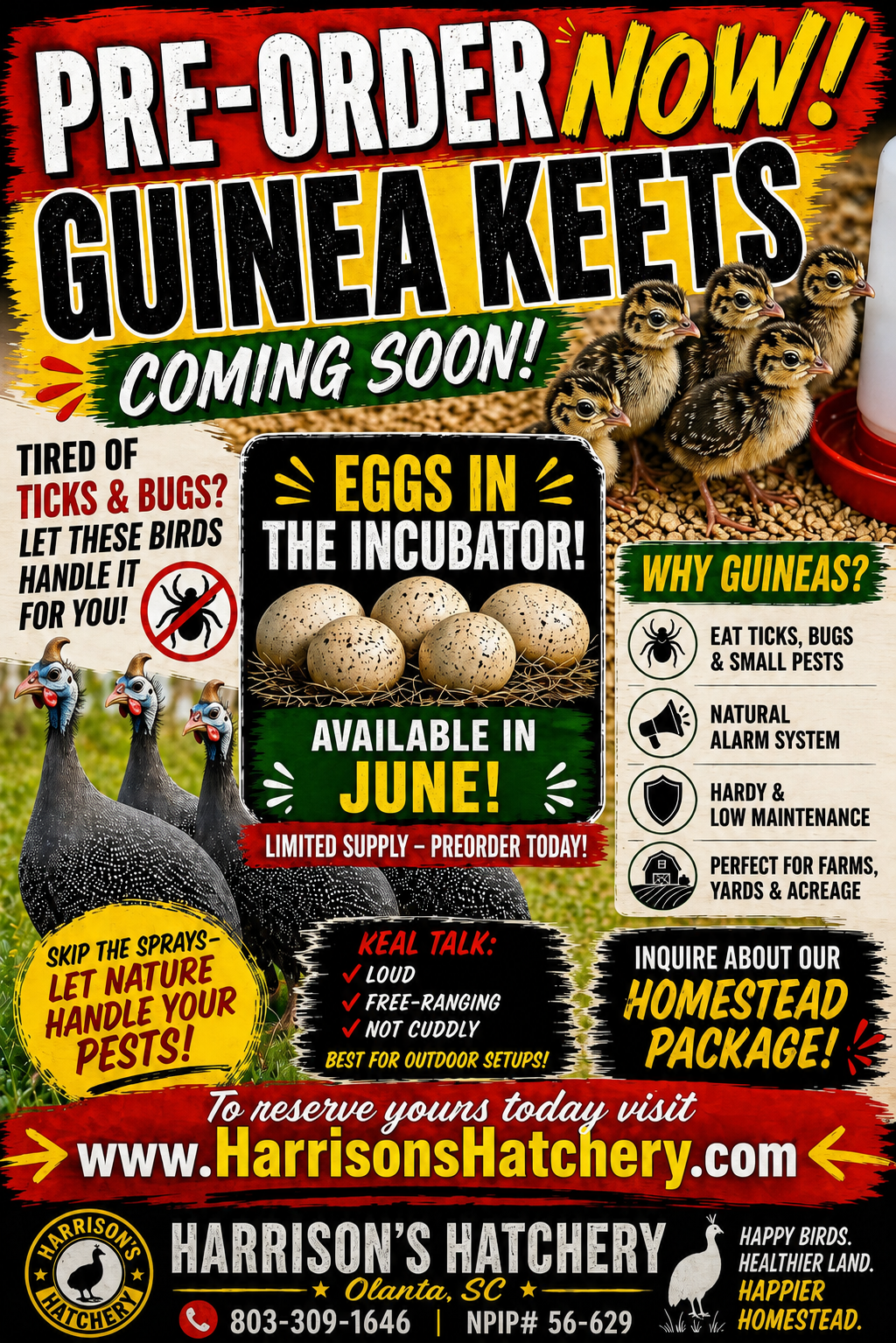 Guinea Keets