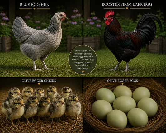 Olive Egger Chicks
