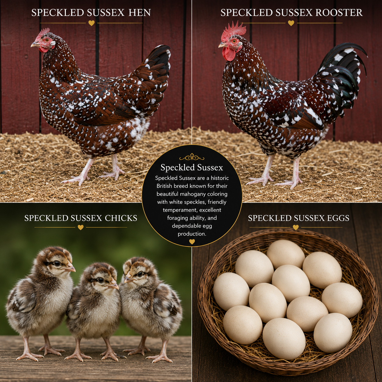 Speckled Sussex Chicks