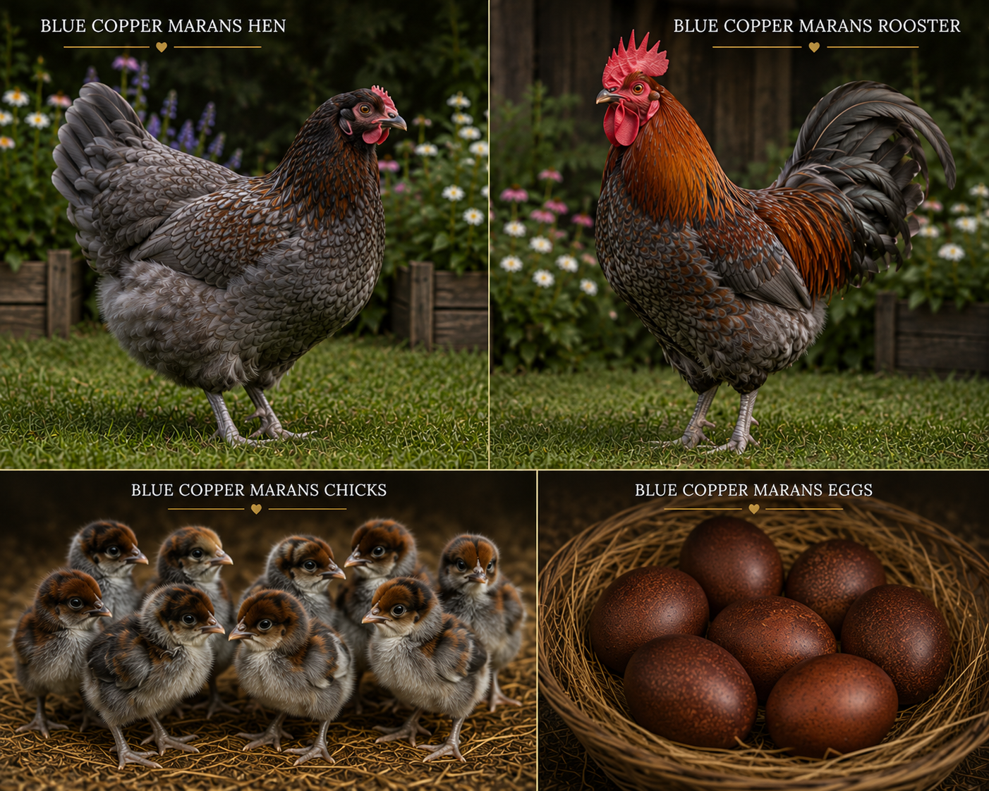 Blue Copper Marans Chicks