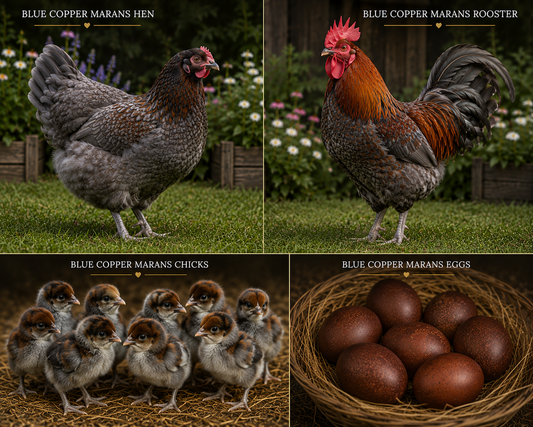 Blue Copper Marans Chicks