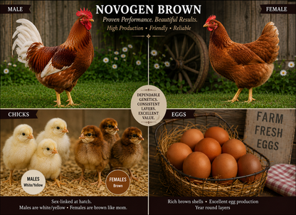 Novogen Brown Chicks