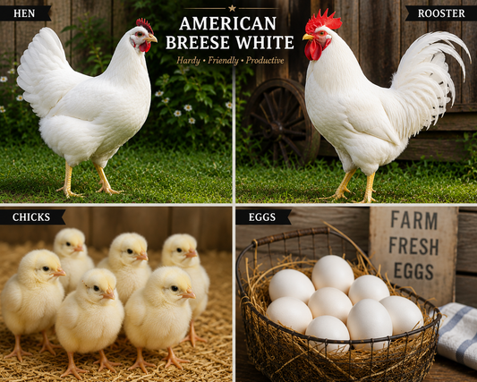 American Bresse Chicks (White)